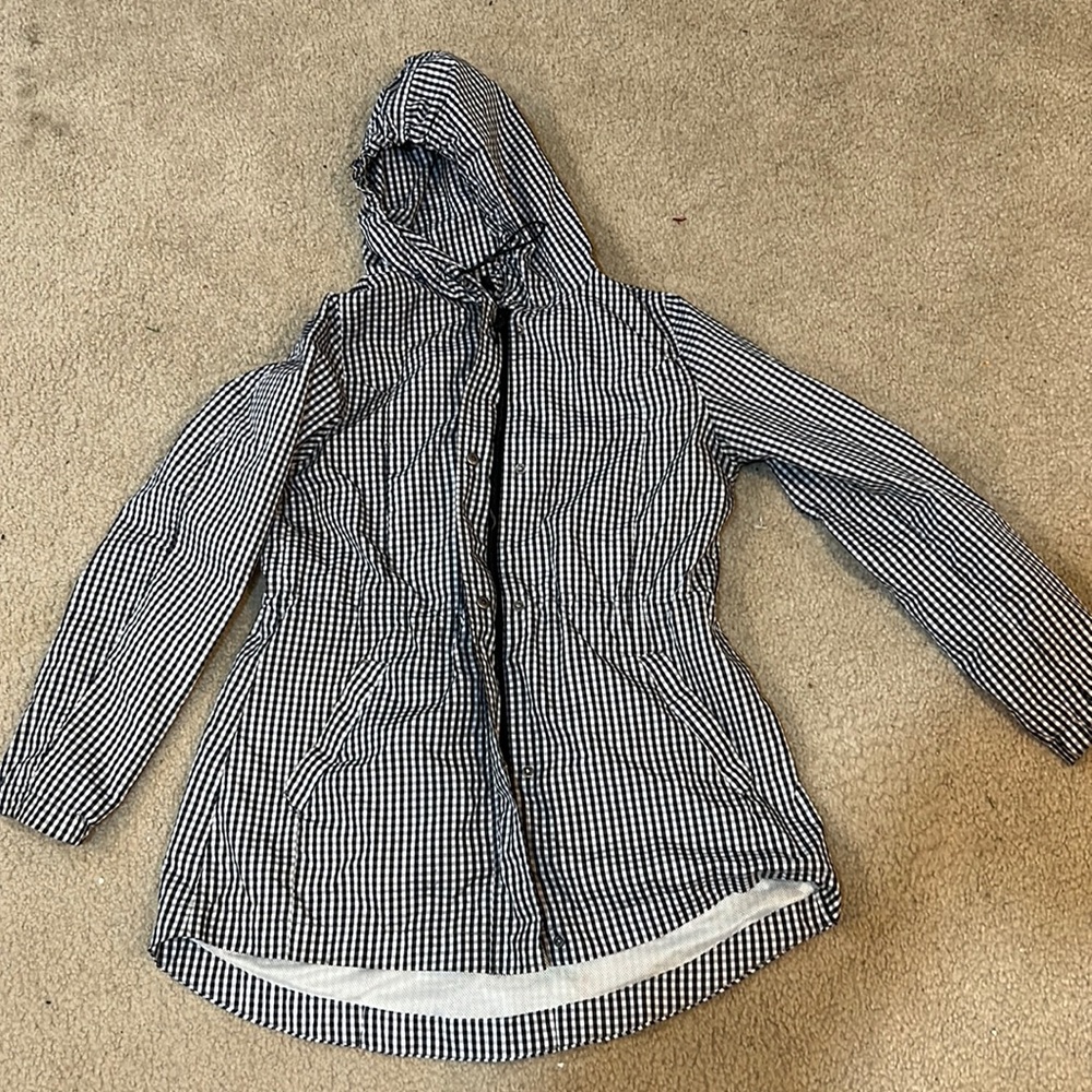 Gingham Rain coat